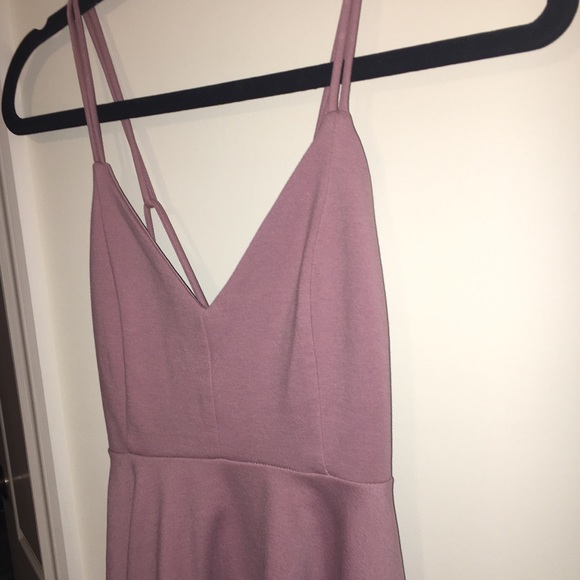 Windsor Light Purple Formal V Neck Dress - Picture 3 of 7